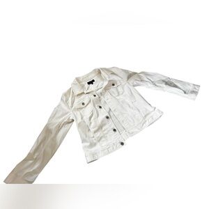 Talbots White Jean Jacket